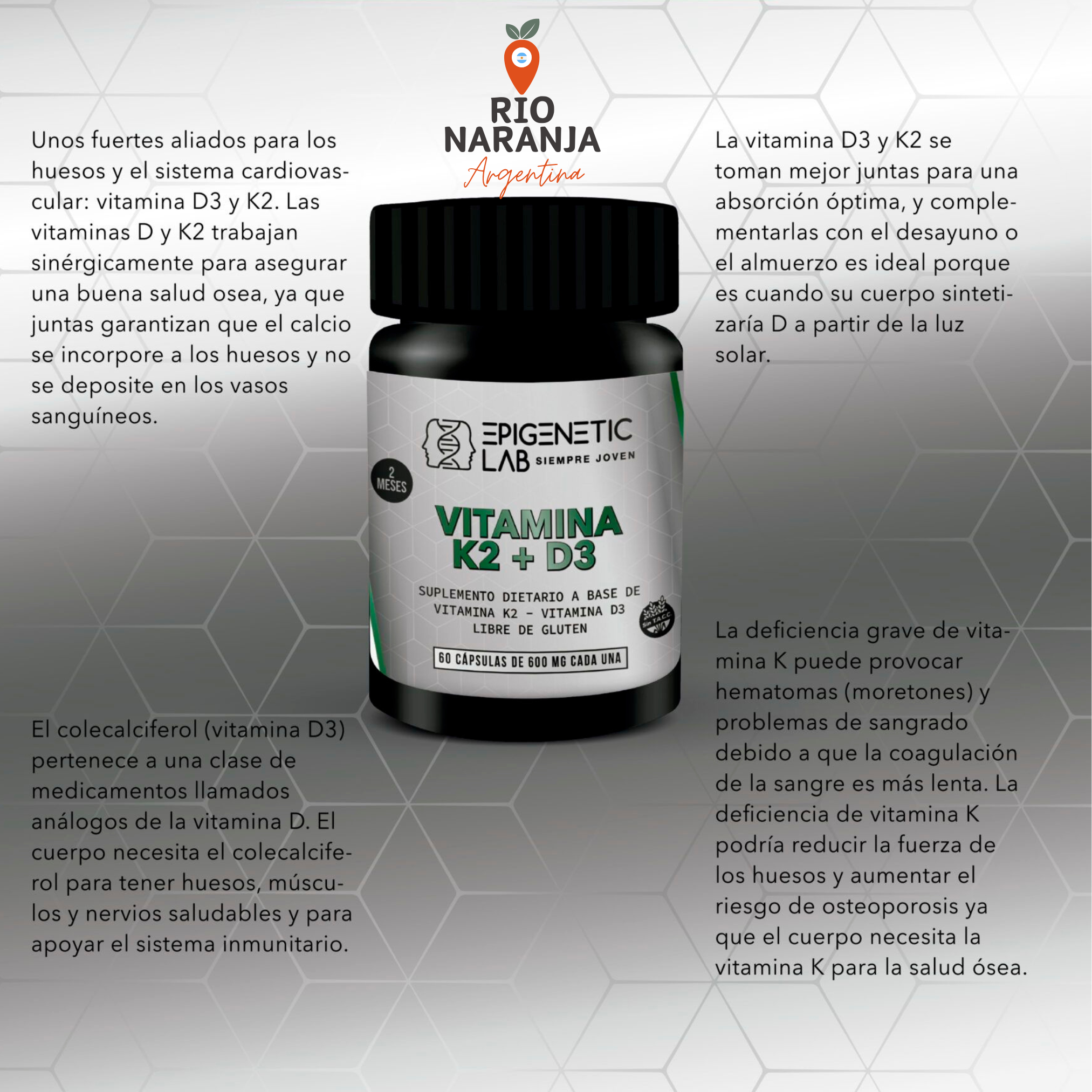 VITAMINA D3+ K2 (mk7)