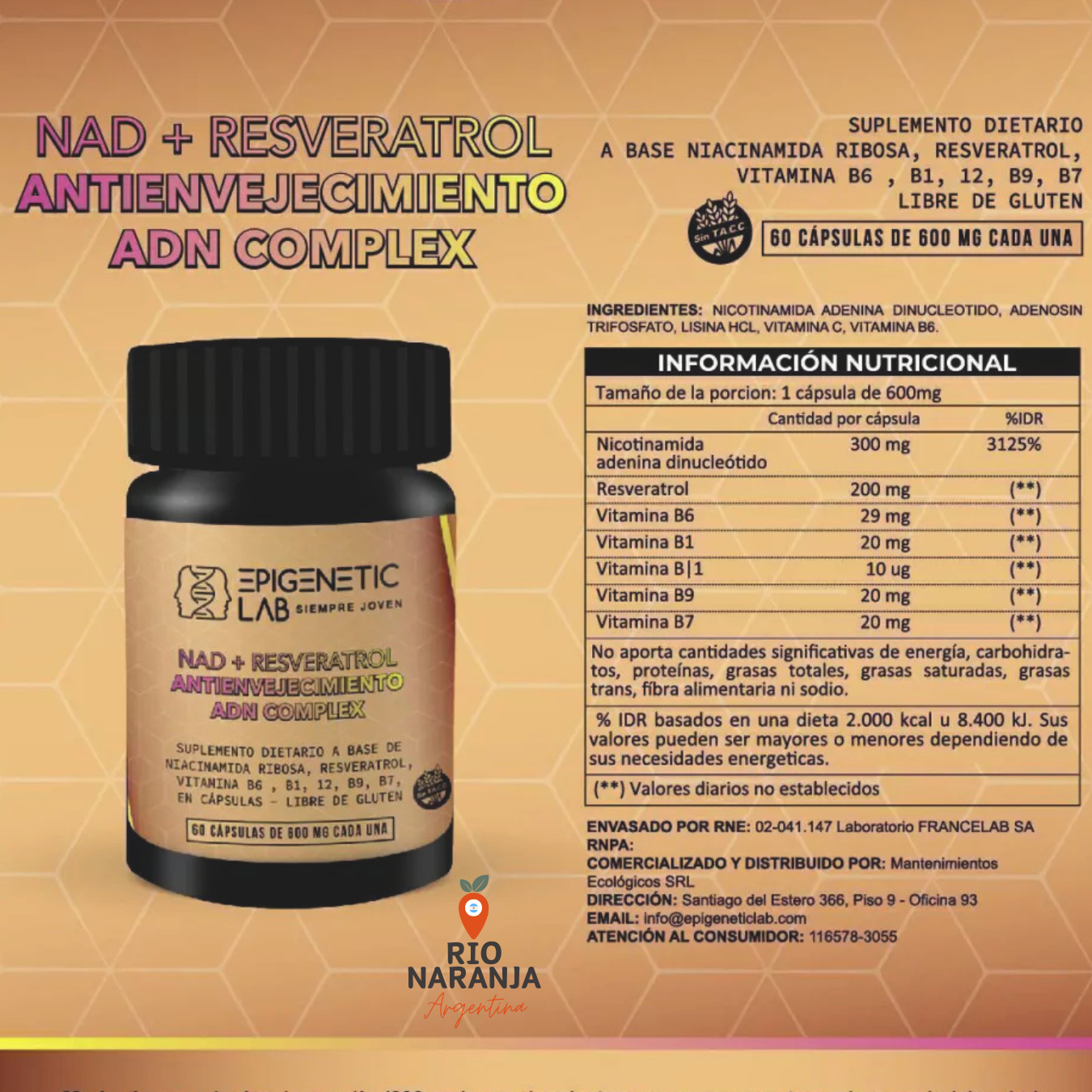 NAD + RESVERATROL