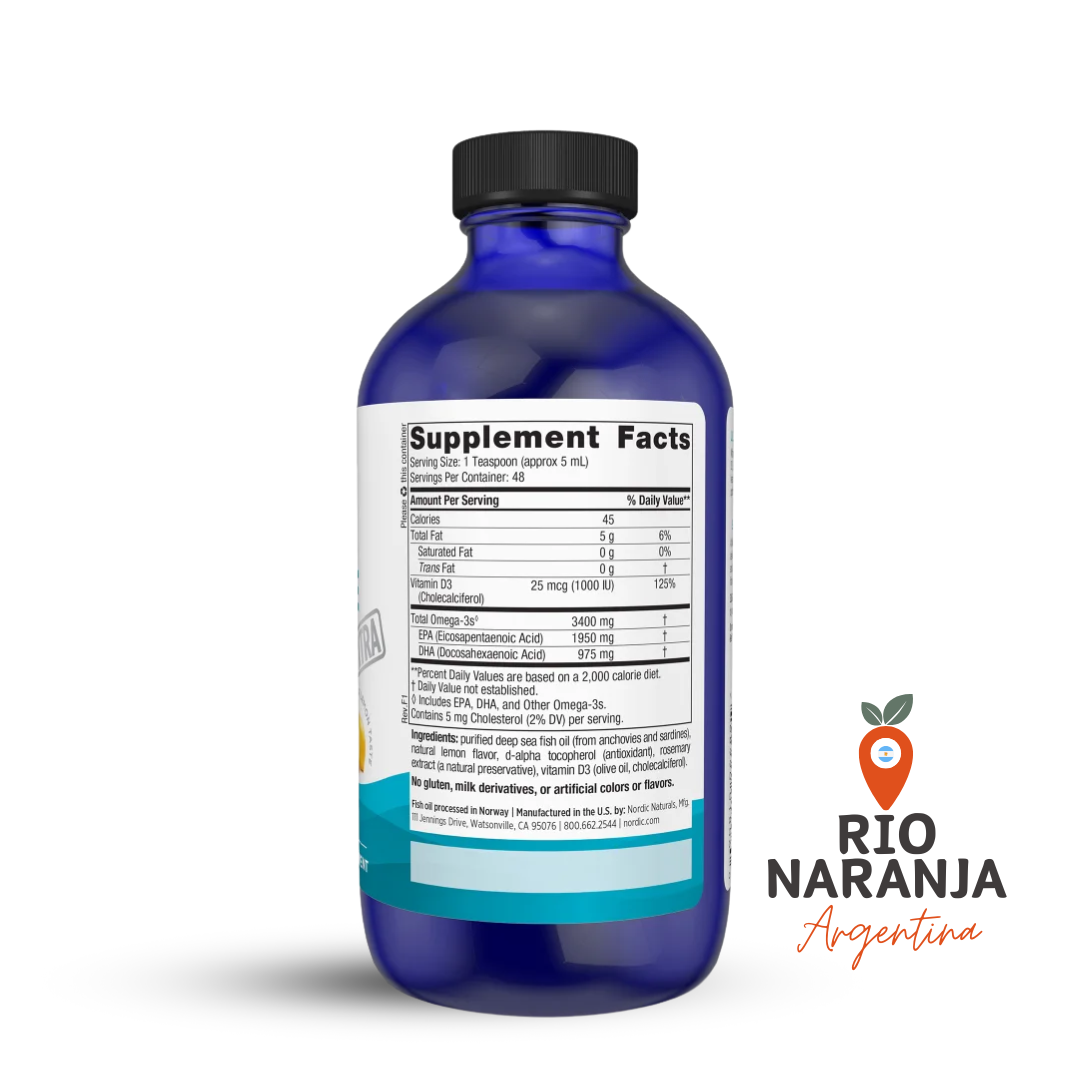 Nordic Ultimate Omega 3 3400mg  + Vit.D3 1000 UI