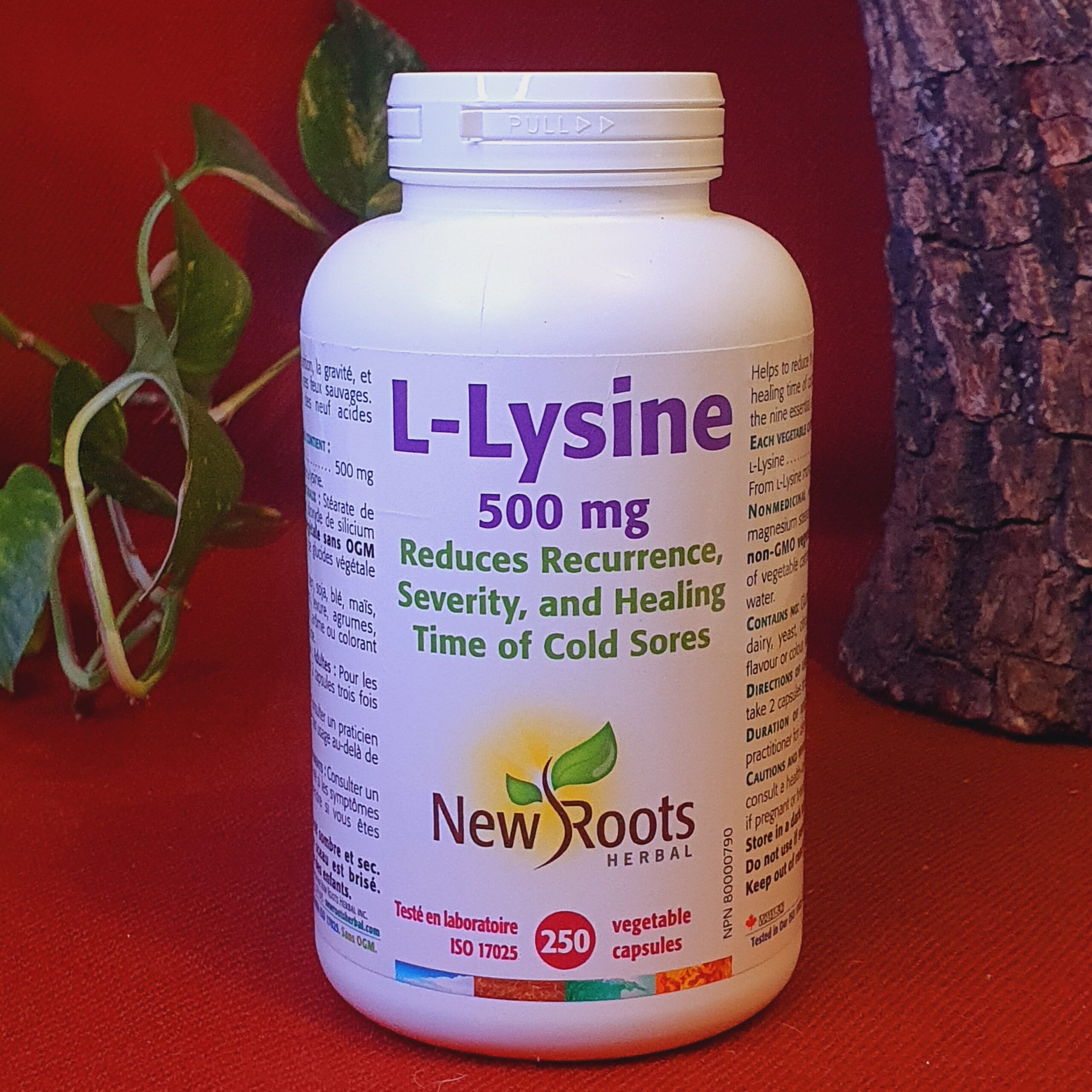 L-Lysine 500 mg  250 capsulas