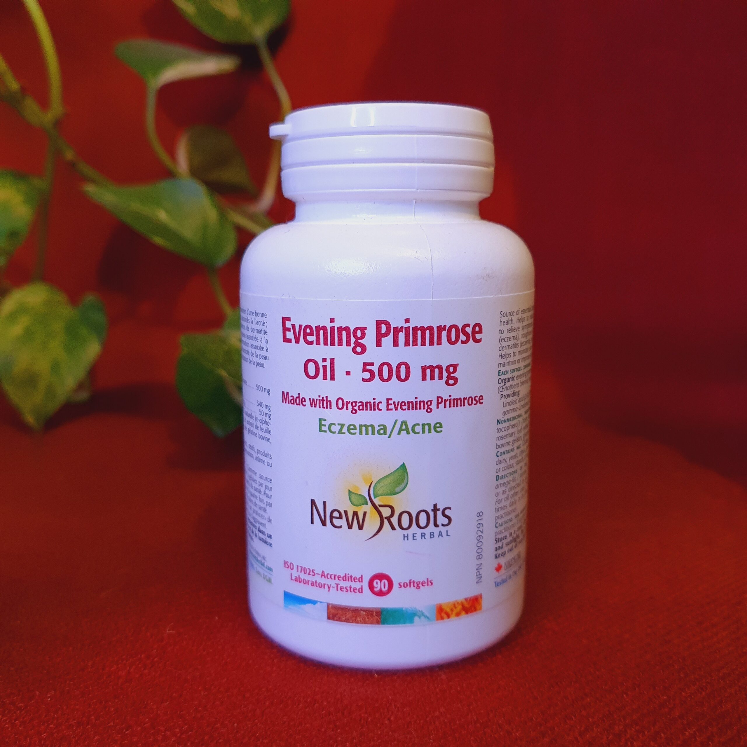 Evening Primrose (Onagra) Oil 500 mg  90 softgels